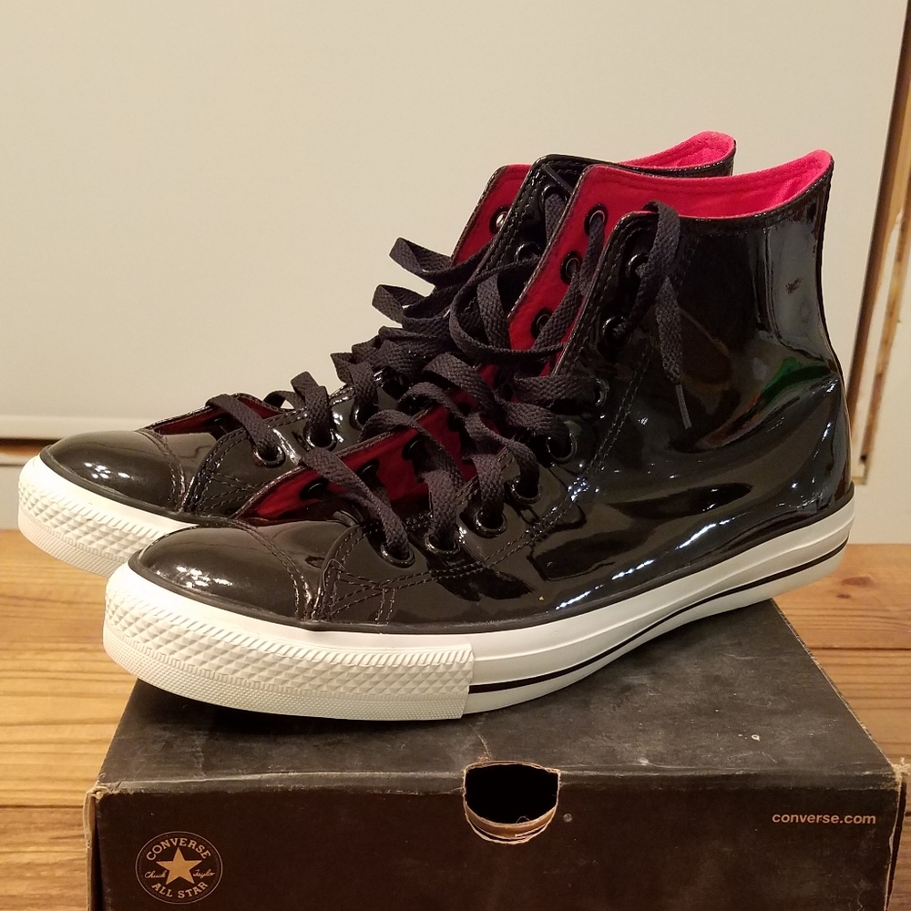 Converse Chuck Taylor Patent Leather Hi Tops